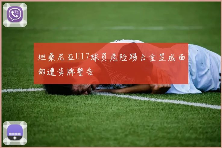 坦桑尼亚U17球员危险踢击金昱成面部遭黄牌警告